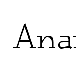 Anarckhie-Regular