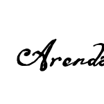 ArendahlBoldScript