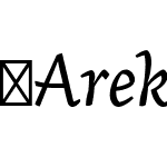 ArekArmenian-Italic