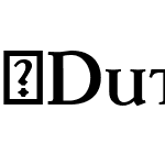 DutchMediaevalSC-Bold
