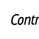 ContraCondensed-BookItalic