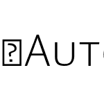 AutoPro-LightSmallCaps