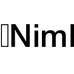 NimbusSansME-Demi