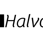 HalvorsenProRegularItalic