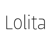 LolitaExtraLight