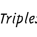 TriplexItalicLight