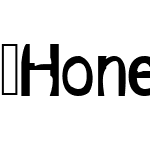 HoneGothic-Bold