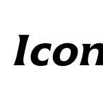 IconeLT-BoldItalic