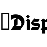 DisplayGothic