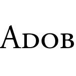 Adobe Garamond