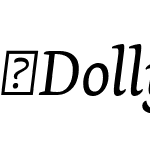 DollyPro-RegularItalic