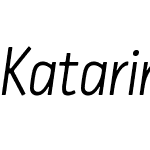 KatarineStdLight-Italic