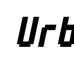 UrbixrgStd12Extended-Italic