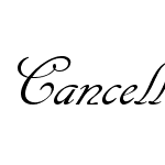 Cancellaresca Script