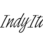 Indy Italic