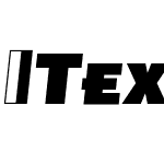 TexicaliSC-ExtraBlackItalic