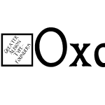 OxoniaRomanCondensed-CondensedBold