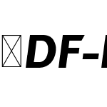 DF-DejavuProBoldItalic