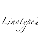 LinotypeZapfino