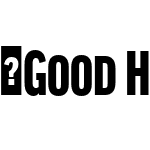 GoodHeadlineScOffc-XCondBlack