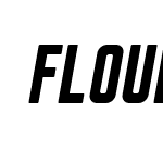 Flounder-BlackItalic