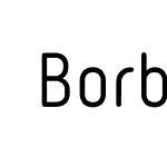 BorbaSans-Bold