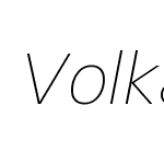 Volkart-ExtraLightItalic