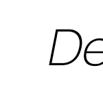 DeansgateLight-Italic