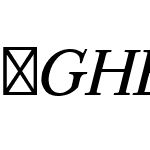 GHEAAragast-MediumItalic