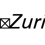 ZurichTL-Italic