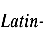 Latin Narrow