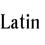 Latin Narrow