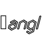 angl-outline-boldoblique