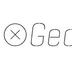 GeogrotesqueStencilA-ThItalic