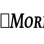 MoreScOffc-CondMediumItalic