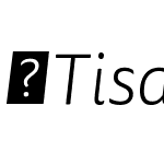 TisaSansOffc-LightItalic