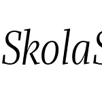 SkolaSerifCnIt