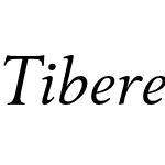 Tibere-LightItalic