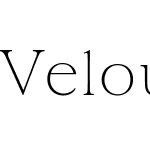 Velour Raw