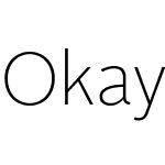 Okay Type - for webfont use only