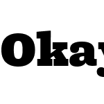 Okay Type - for webfont use only