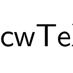 cwTeX Q Hei