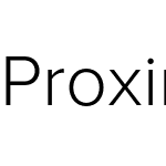 Proxima Nova