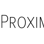 Proxima Nova S Condensed