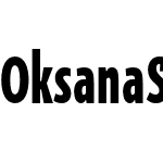 Oksana Sans Compressed