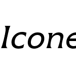 Icone LT RegularItalic