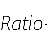 Ratio