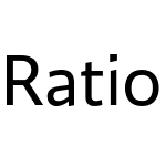 Ratio