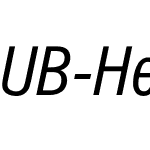 UB-Helvetica