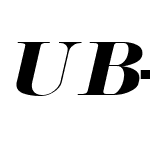 UB-BodoniBlack